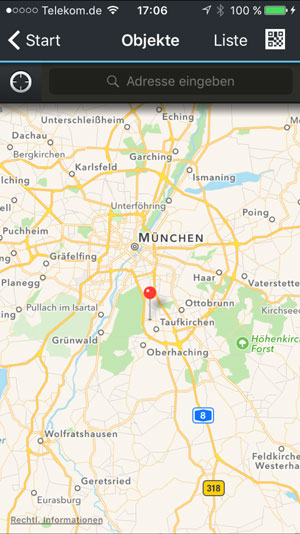 Screenshot - Objektverwaltung